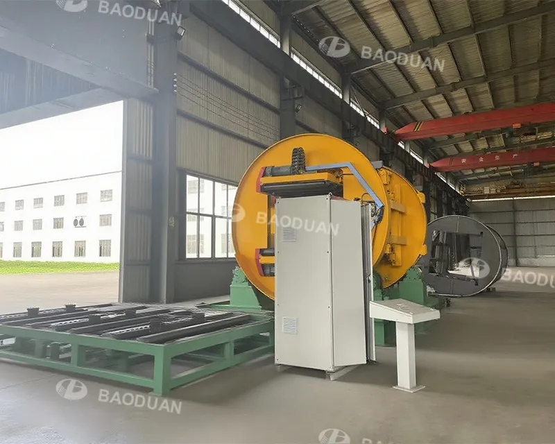 Hydraulic O-type heavy-duty upender