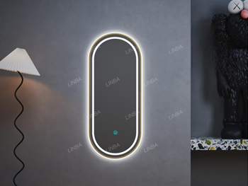 Multifunctional smart mirrors with adjustable brightness for skincare