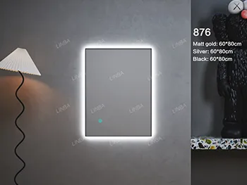 High-brightness LED smart bathroom mirror