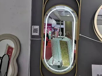 Smart anti-fog bathroom mirror