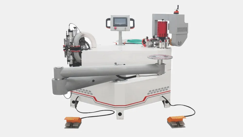 Curve trimming and edge banding integrated machine BD-S200