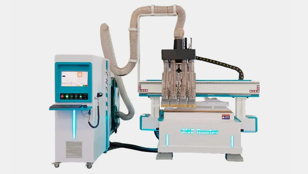 Four switching CNC cutting machine MXS-1325-4T