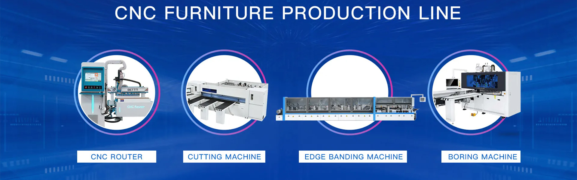CNC Wood-working Machinery Line
