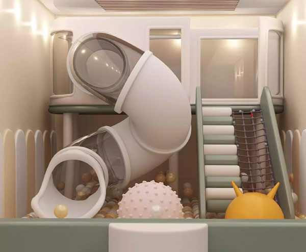 Indoor Foam Climbing Slide