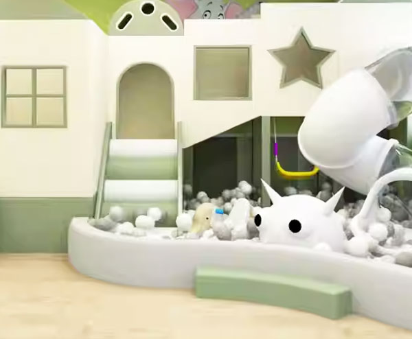 Indoor Foam Climbing Slide