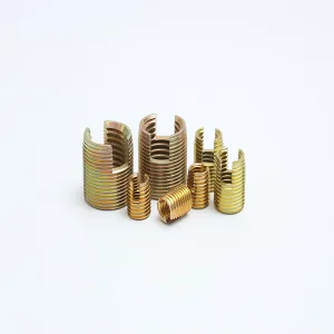 Slotted self-tapping screw insert
