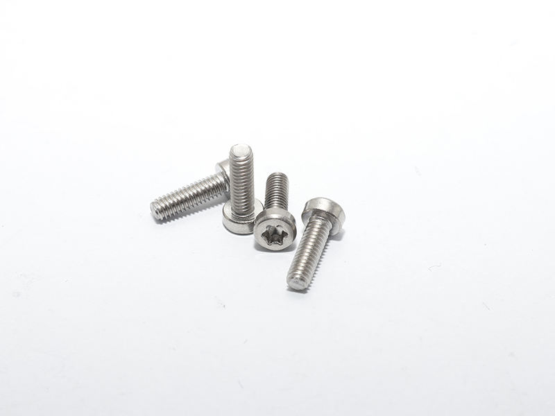 Cylindrical head machine screws with Torx drive