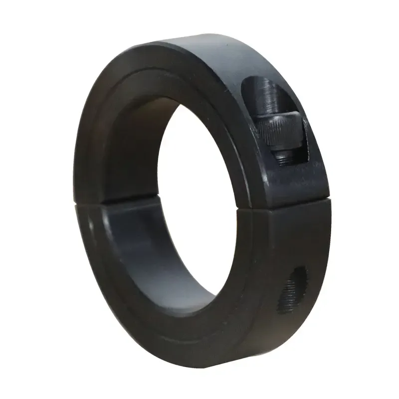 Single Split or double split Screw Collar Black Finish