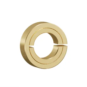 single split collar  with relief cut  yellow zinc plating