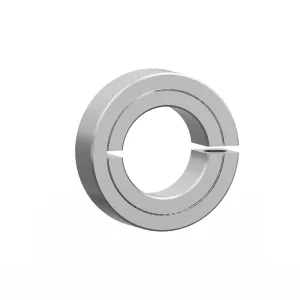 stainless steel single split collar  with relief cut