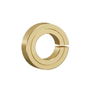 single split collar  with yellow zinc plating