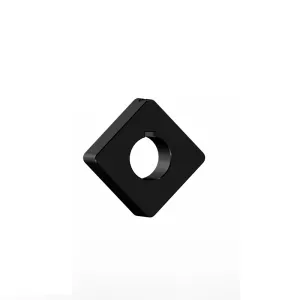 square collar with black oxide