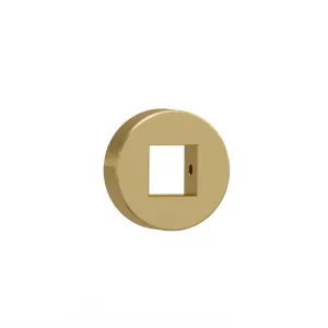 square bore collar with yellow zinc plating