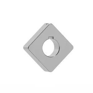 square collar with stainless steel