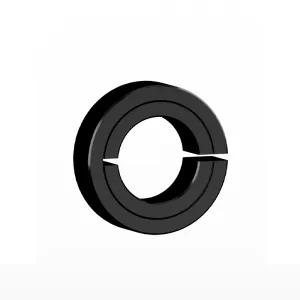 single split collar  with relief cut black oxide