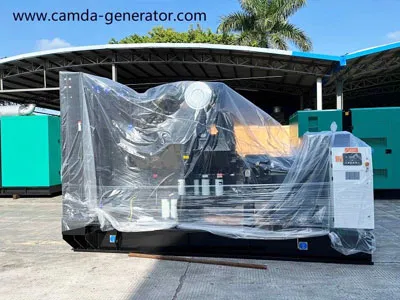 Penghantaran set penjana diesel berkuasa Cummins 660KW siap sedia