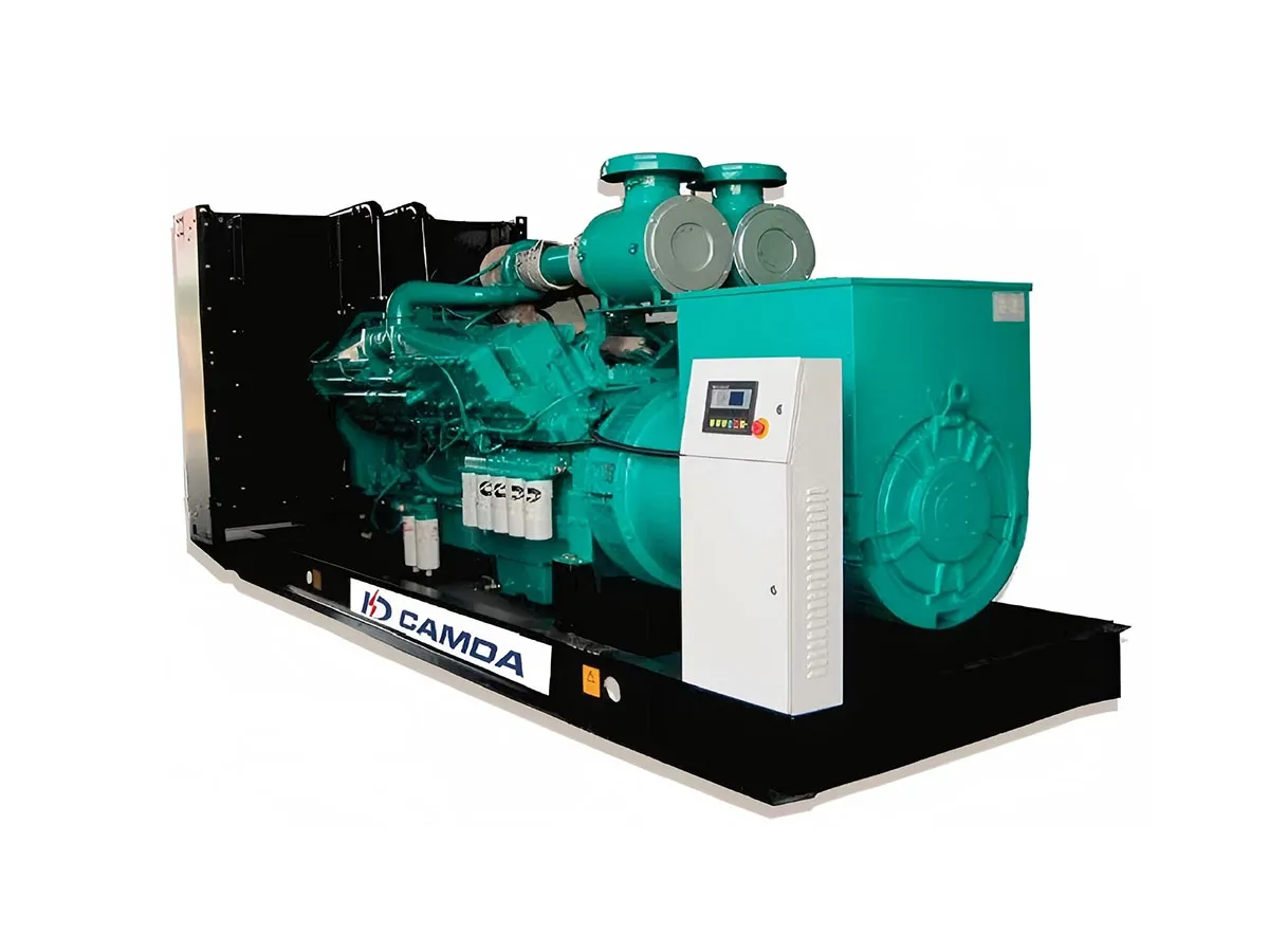 Gerador a diesel aberto com motor Cummins