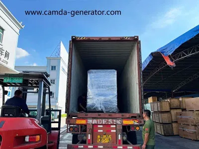 Penghantaran set penjana gas berkuasa Cummins 68KW siap sedia