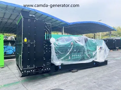 Penghantaran set penjana diesel berkuasa Cummins 1500KW siap sedia