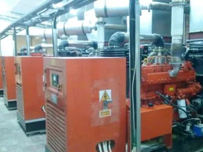16 sets 120 KW Natural gas power plant in Russia