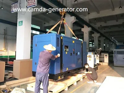 Penghantaran set penjana gas berkuasa Cummins 68KW siap sedia