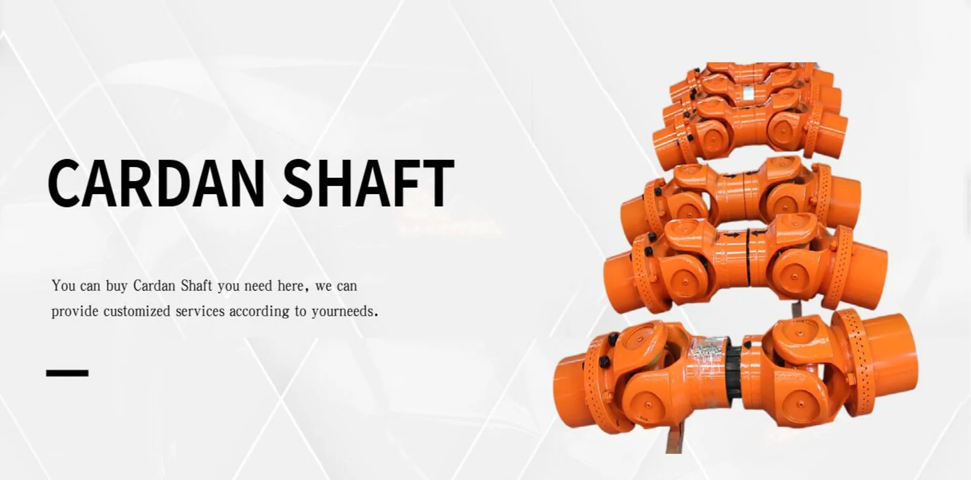 eixo cardan, acoplamento cardan, eixo de transmissão - Hebei Rongxing  Driving Equipment Technology Co., Ltd.
