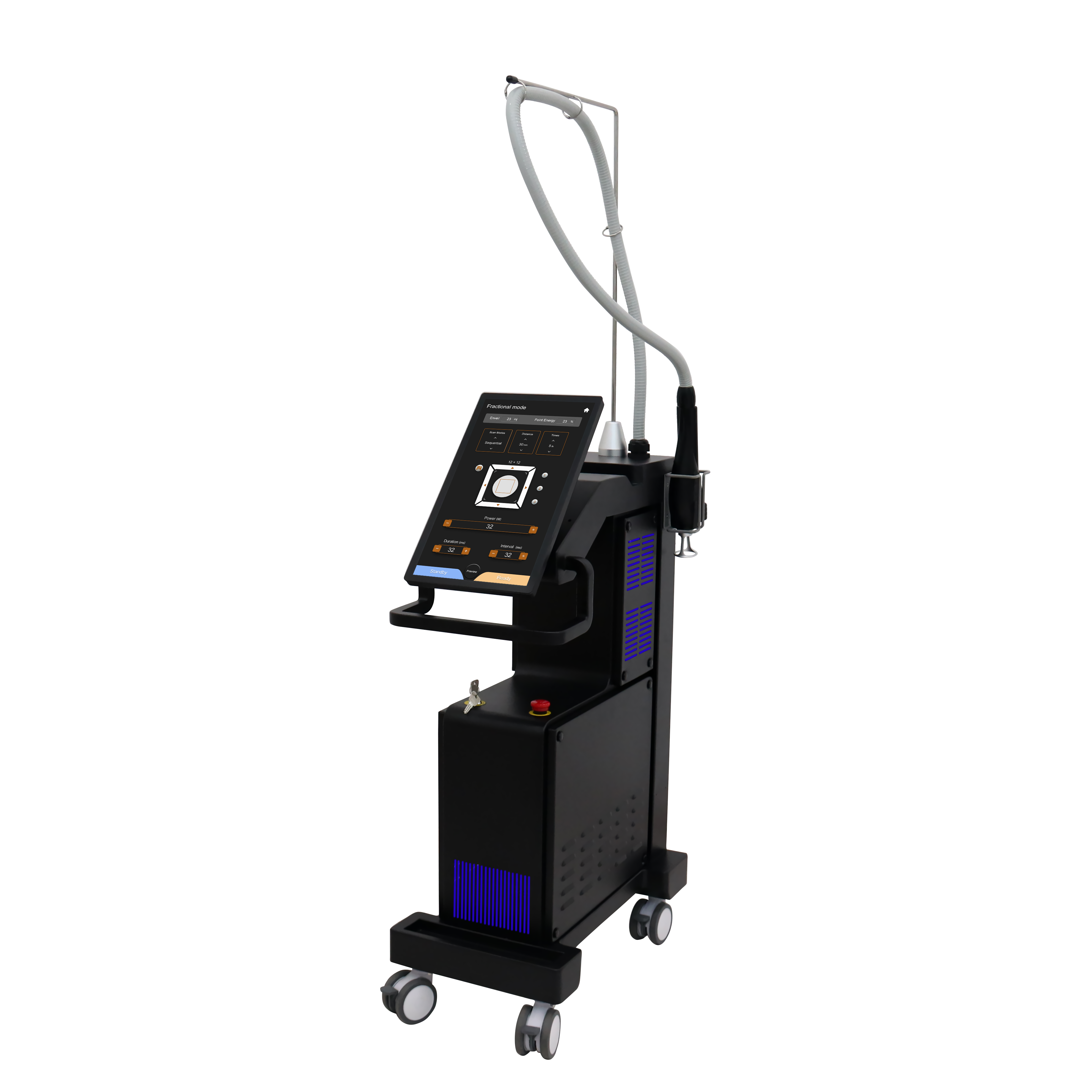 1550 1927nm Dual Wavelengths Fractional laser Machine