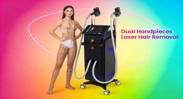 Permanent Dual Handpieces Laser Hair Removal Device