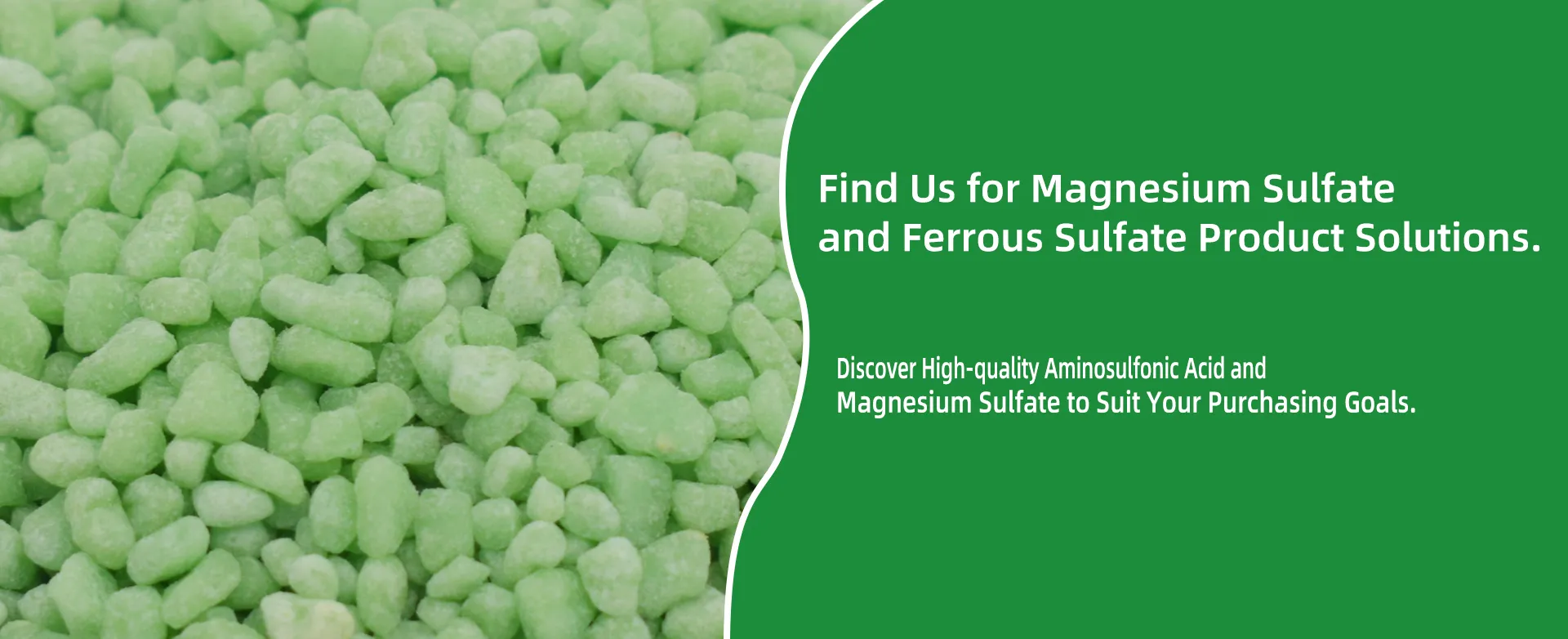 ค้นหาเราสำหรับโซลูชันผลิตภัณฑ์แมกนีเซียมซัลเฟตและเฟอรัสซัลเฟต