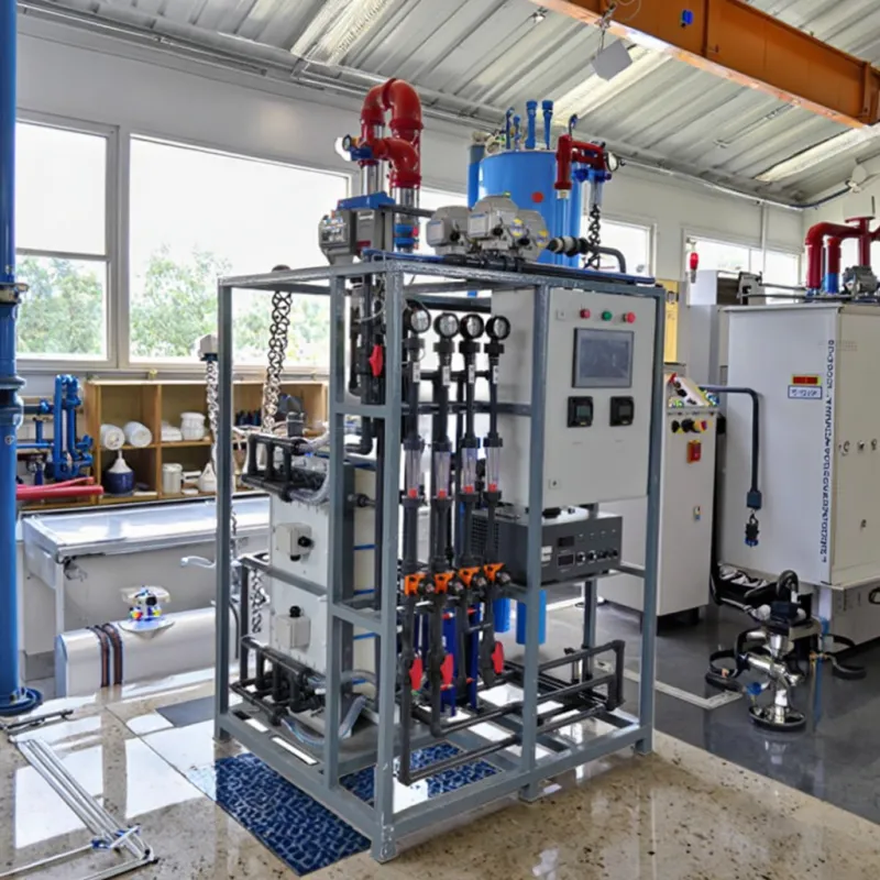 New Type Electrodialysis Tank for Water Treatment 1-Year PLC Laboratory Mechanical Steel Products Environmental Protection