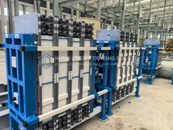 The recovery of lithium hydroxide and H2SO4 from Lithium sulfate