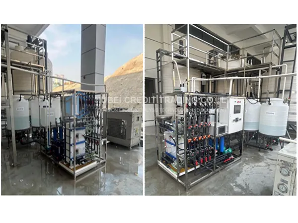 Production of food grade HCl
