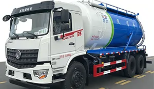 Dongfeng Special Chassis Rear Dual-Axle Vacuum Suction Truck