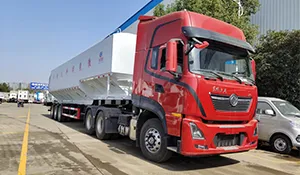 60-66 cubic meter semi-trailer feed truck