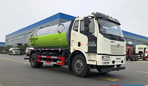 FAW 12m&sup3; Vacuum Suction Truck