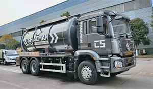 Shaanxi Automobile Delong Rear Dual Axle Cleaning and Sewage Suction Truck
