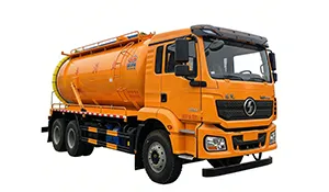 Shaanxi Delong Rear Double-Axle Vacuum Suction Truck
