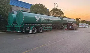 45 cubic meters of fresh milk transportation