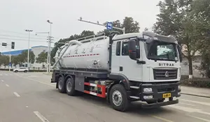 Shandeka 20000L Vacuum Suction Tank Car