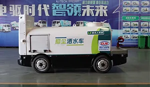 Unmanned sprinkler truck