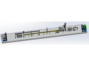 High-efficiency 80 Cable Insulation Sheath Production Line