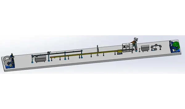 High-efficiency 80 Cable Insulation Sheath Production Line
