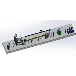 80+40 Extrusion Shaking Table Coating Integrated Production Line