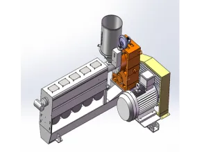 Automatic 90 Extruder for Plastic Processing