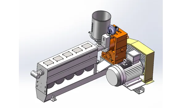Automatic 90 Extruder for Plastic Processing
