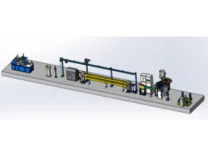 70+35 Shaking Plate Wrapping Integrated Production Line