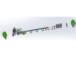 90 Extrusion Production Line (2000 End Shaft Retraction and Extension)