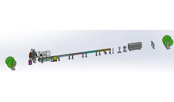 90 Extrusion Production Line (2000 End Shaft Retraction and Extension)
