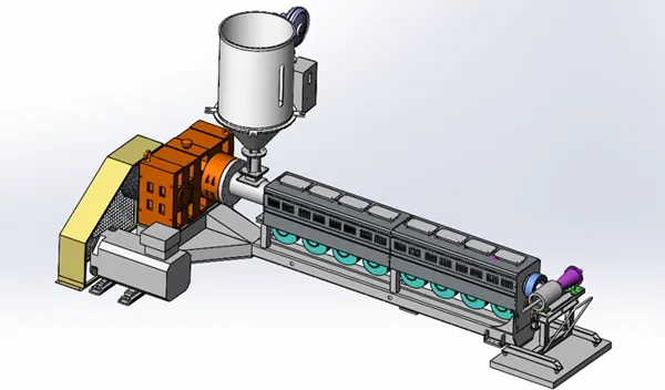 Automatic 200 Extruder for Plastic Processing