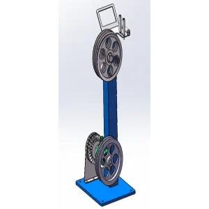 Vertical double-wheel tension frame (300+300 wheels)